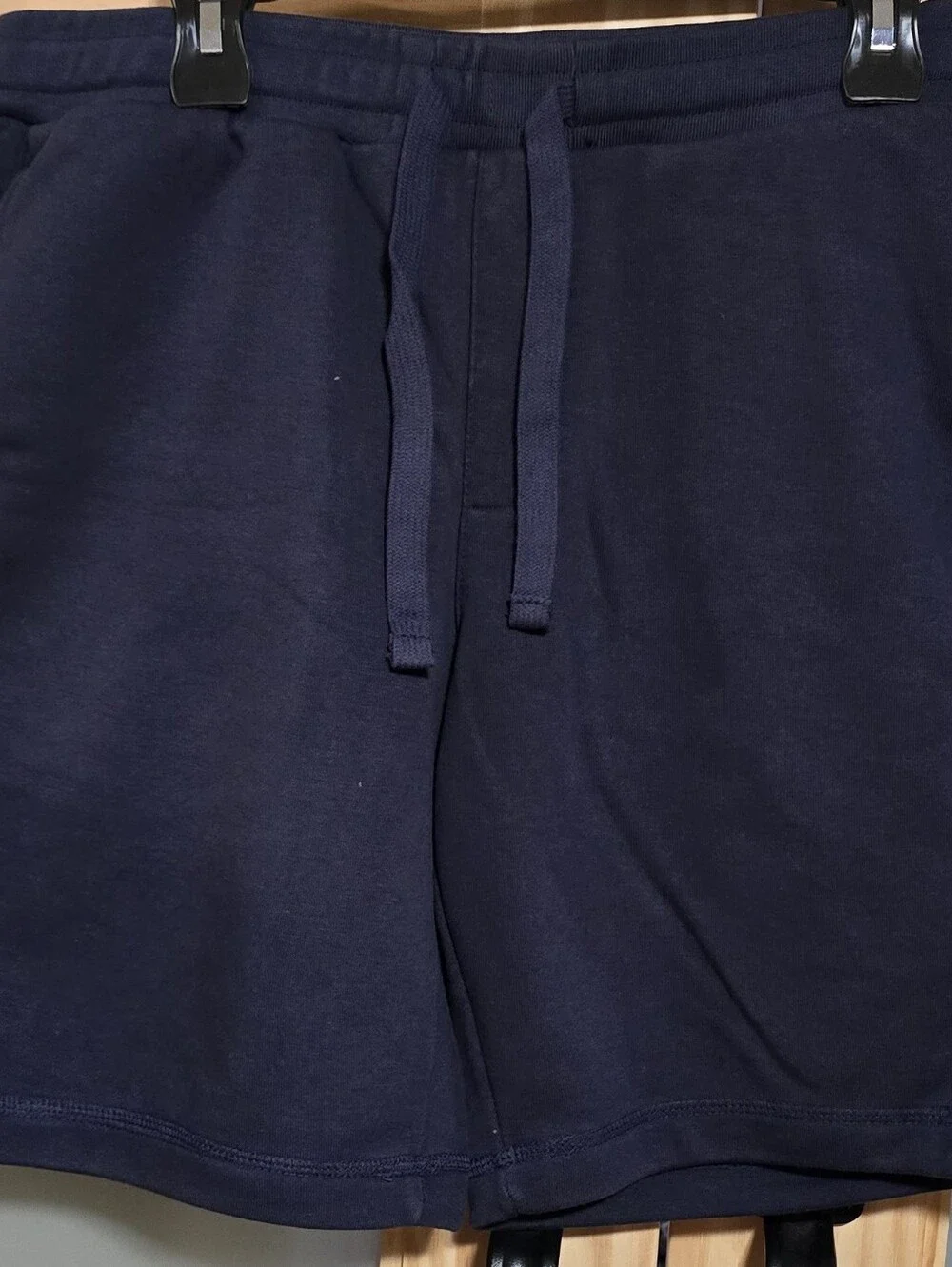 Navy French Terry Men’s Shorts - Comfort Fit